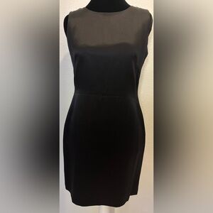 Elegant Black Sleeveless Sheath Dress